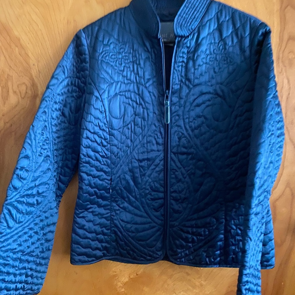 Nine West Quilted Pattern Spring Jacket - image 4